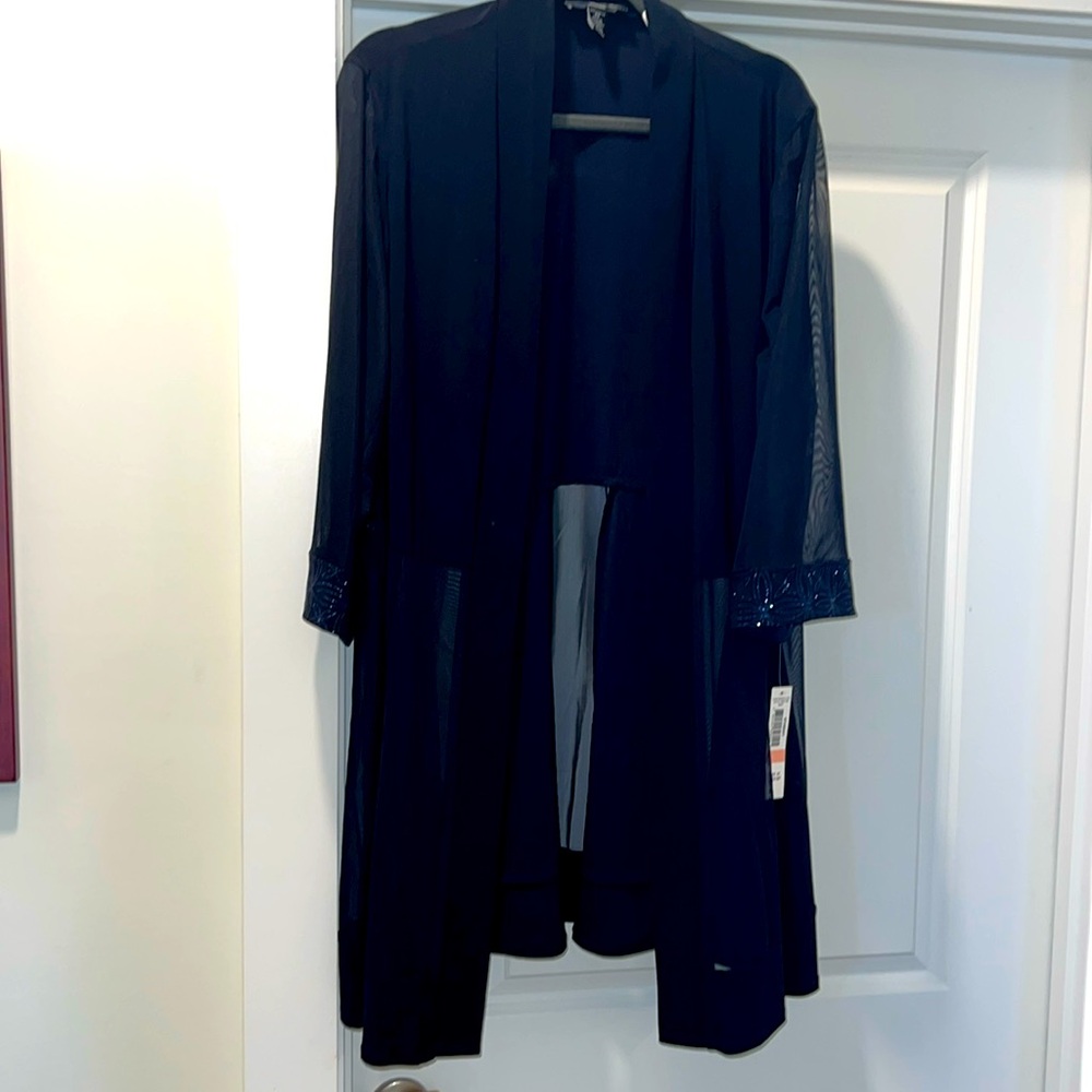 R&M Richards Elegant, Sheer Formal Jacket - Picture 3 of 12